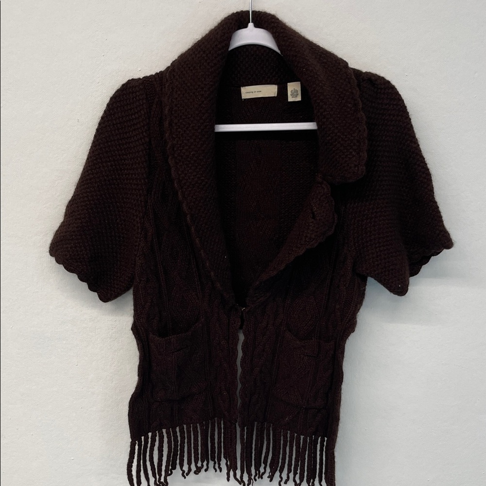Sleeping On Snow Anthropologie Cropped Cardigan